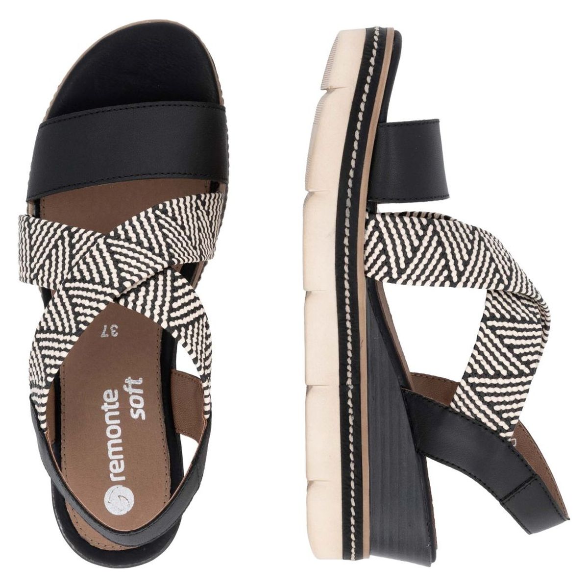 Remonte D2L54 Women's Sandals in Black
