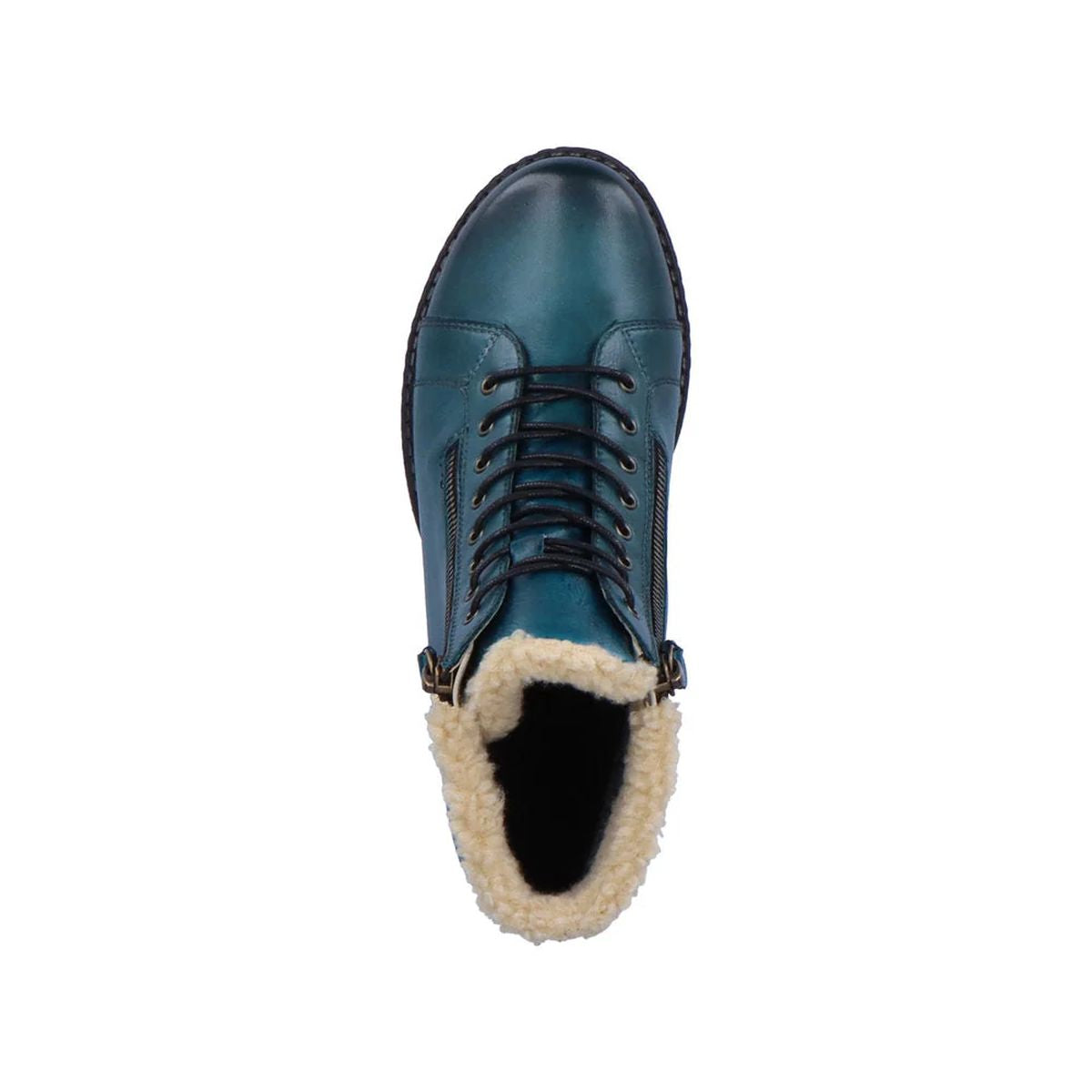 D4372 Midnight Lace Up Boots