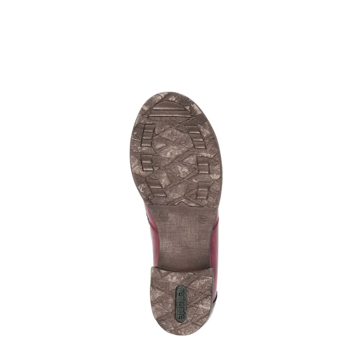 Remonte D4380 Women's Zip Ankle Boot in Vino