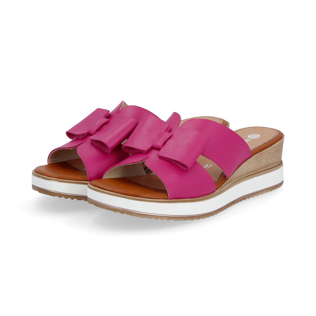 Remonte D6456 Mule Women's Sandals in Fuchsia