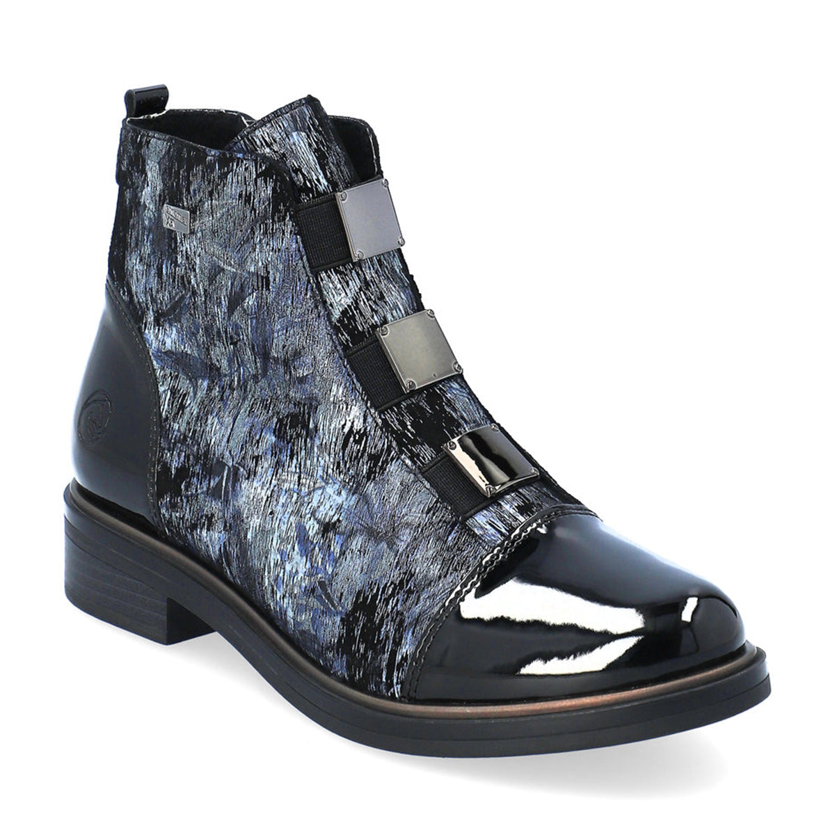 D8383 Dark Blue Ankle Boots