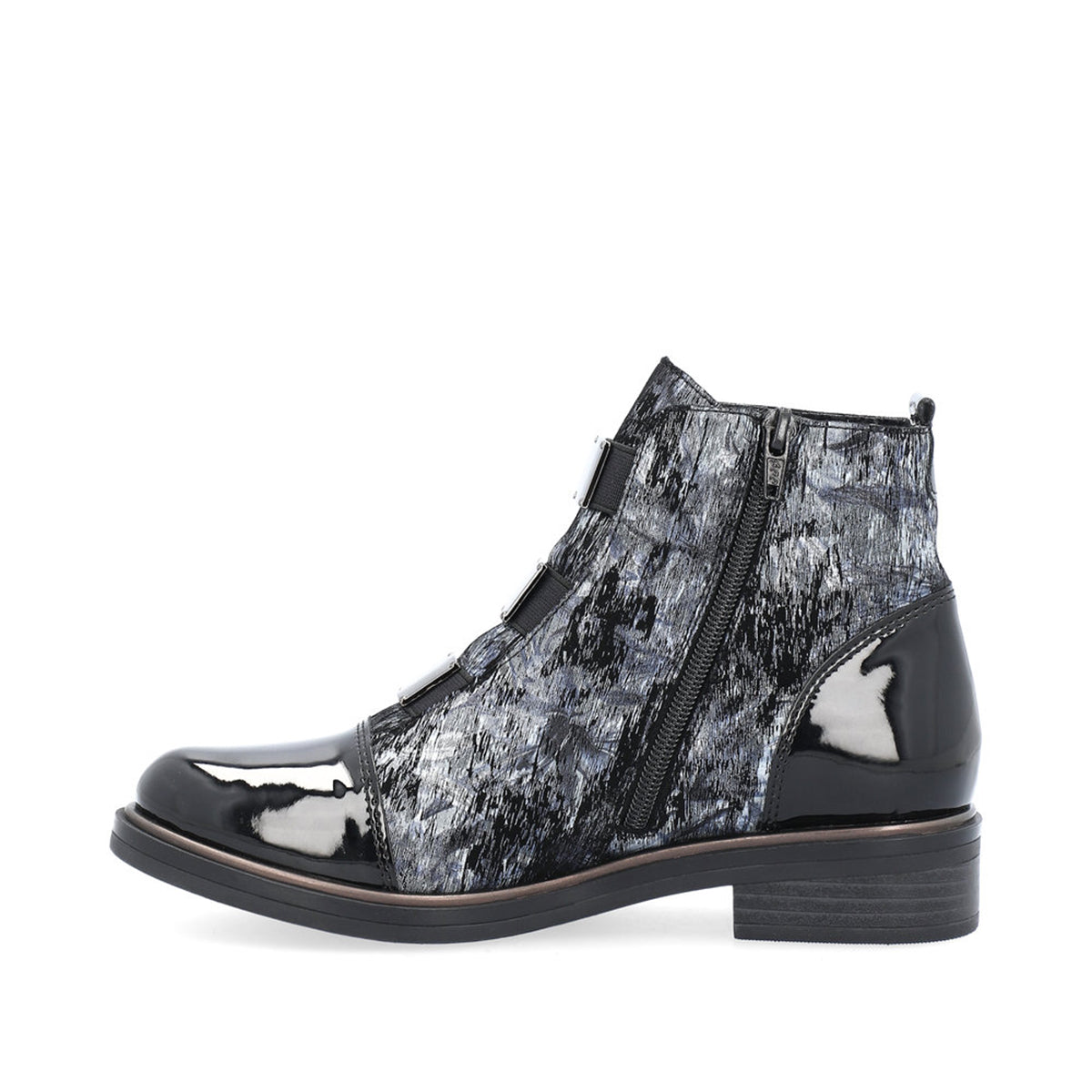 D8383 Dark Blue Ankle Boots