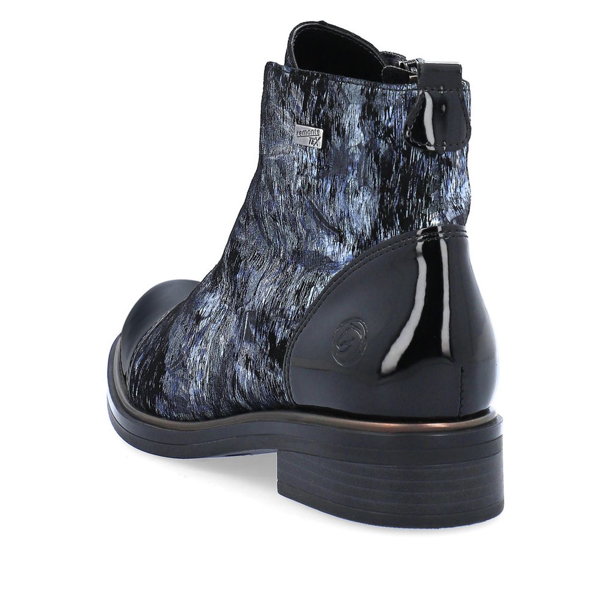 D8383 Dark Blue Ankle Boots