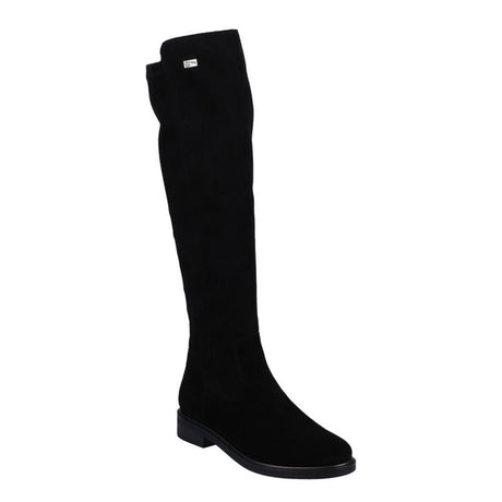 Remonte D8387 Women's High Boots, knee high black boots with slight lift heel and all day comfort. Style #D8380-01