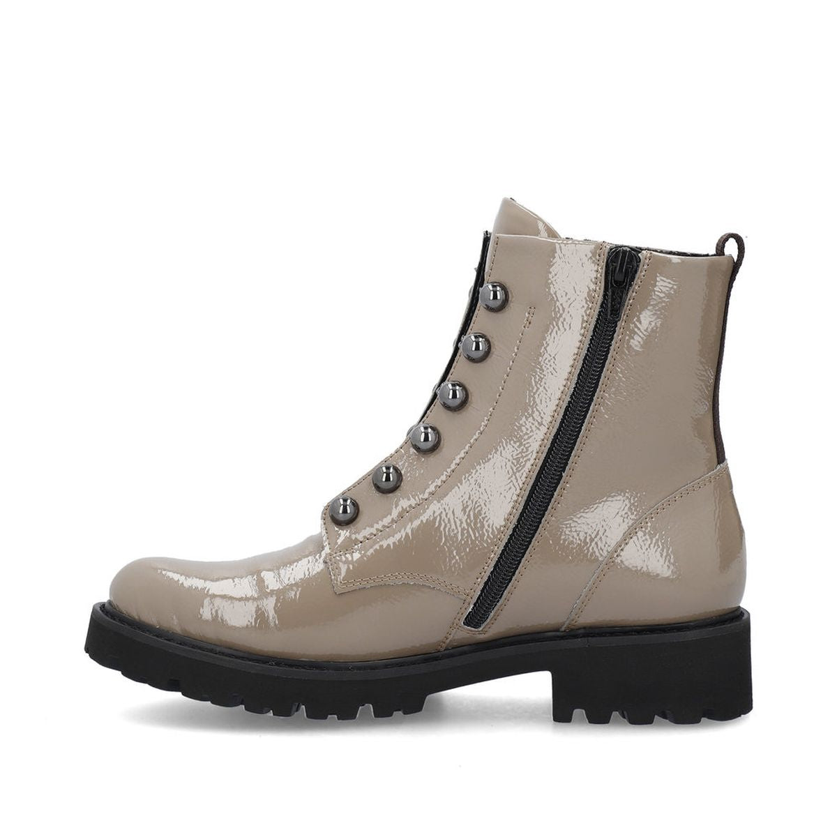 Remonte D8670 Women's Beige Grey Biker Boots