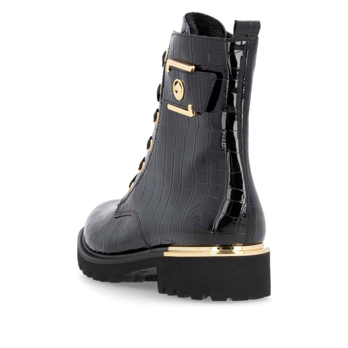 Remonte D8683 Patent Women's Ankle Boots