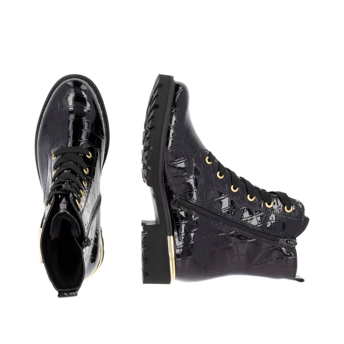 Remonte D8683 Patent Women's Ankle Boots