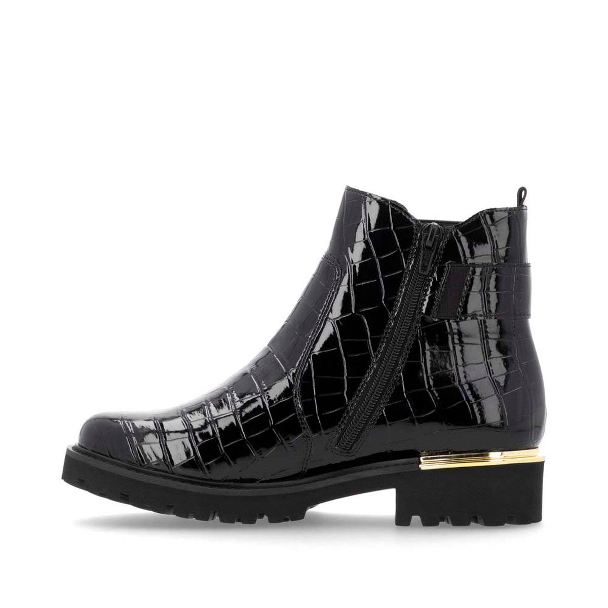 D8684 Patent Ankle Boots