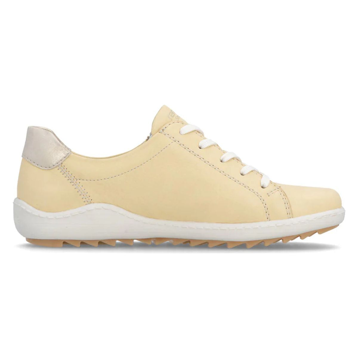 Remonte R1432 Women's Lace Up Shoe in Yellow