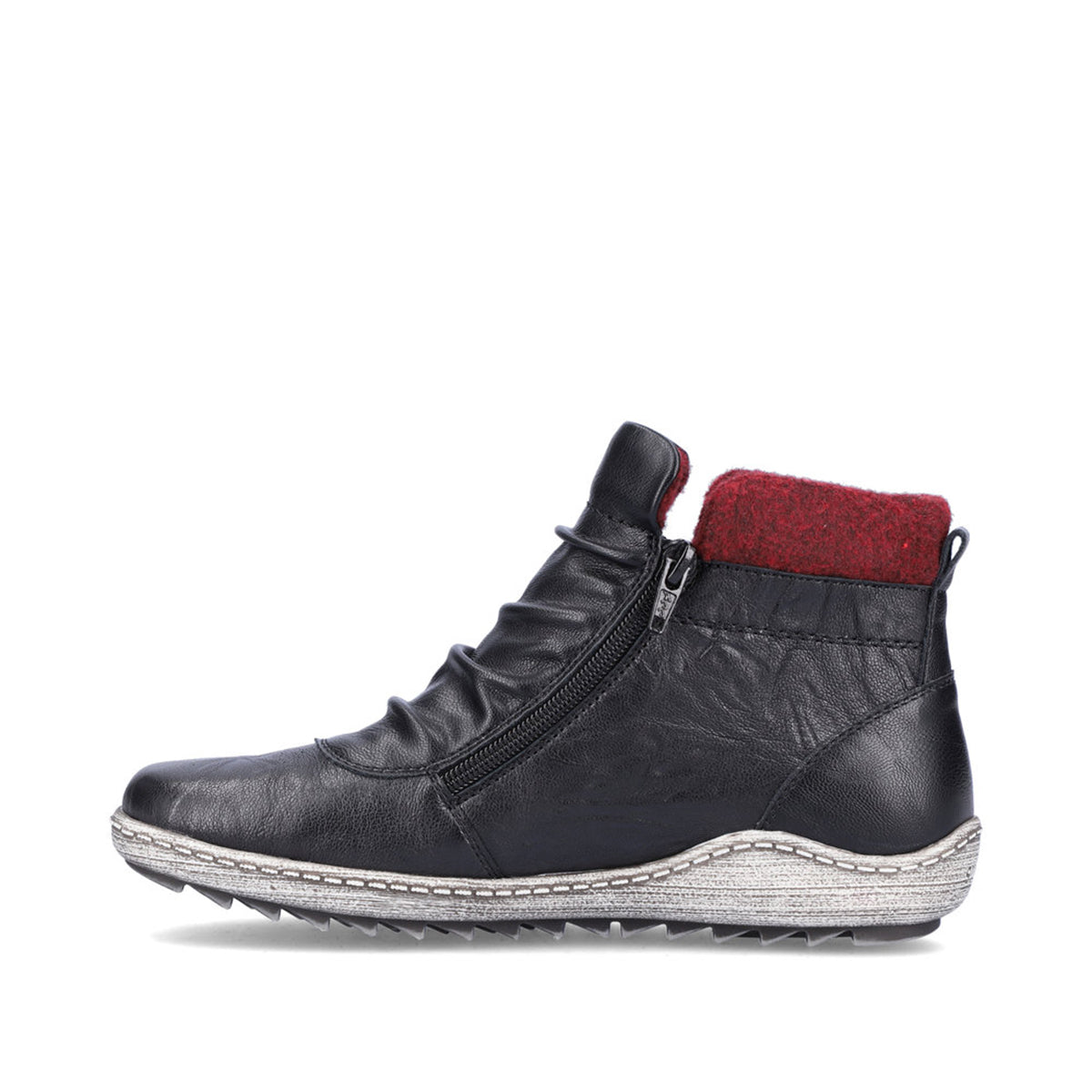 Remonte R1486 Zip Boot in Black