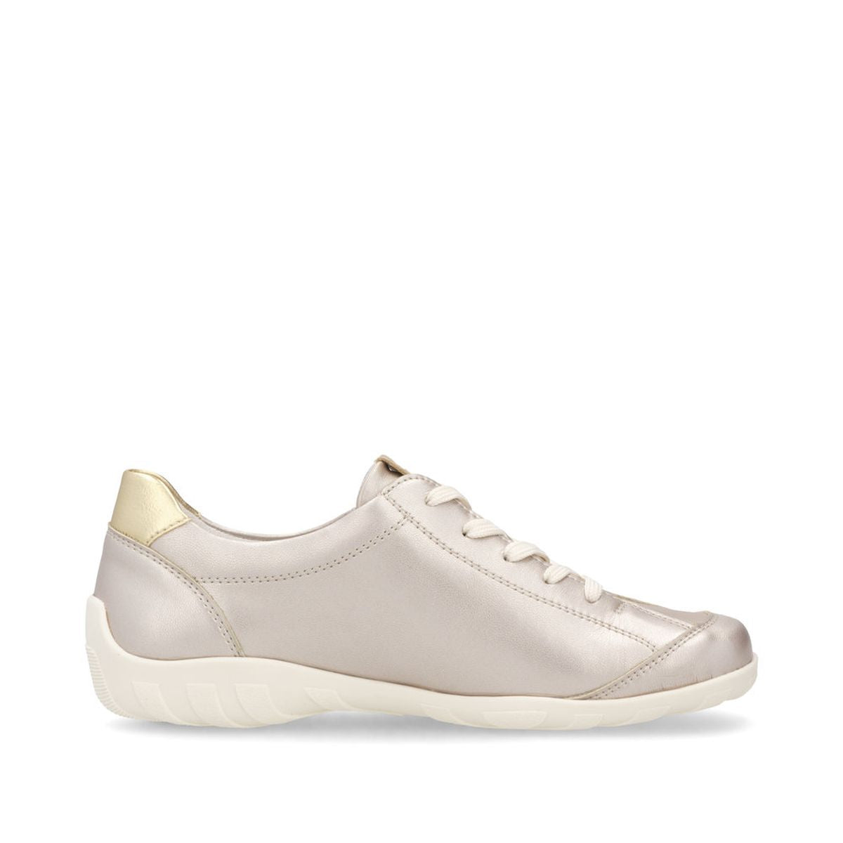 Remonte R3404 Lace Up Women's Shoe in Champagne