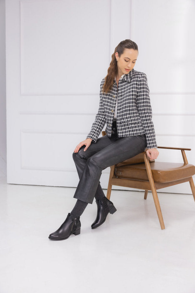 Remonte R5172 Women's Dress Boot in Black