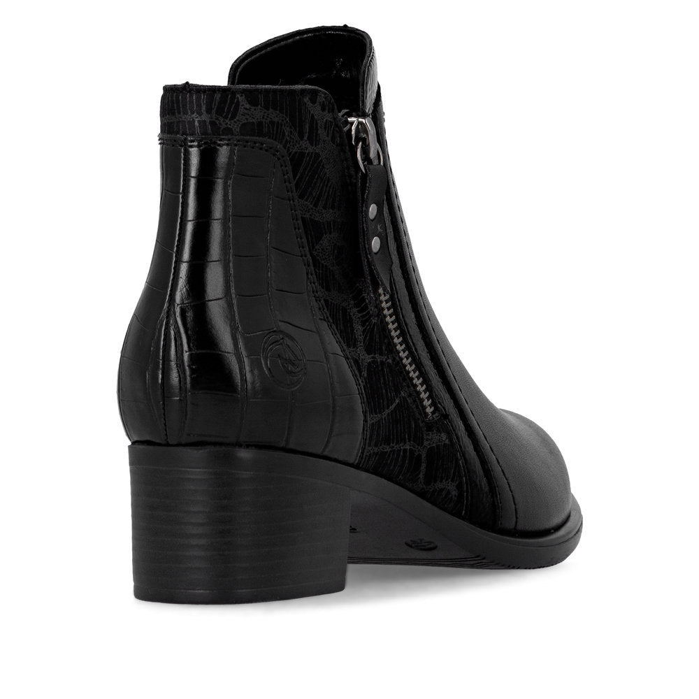 Remonte R5172 Women's Dress Boot in Black
