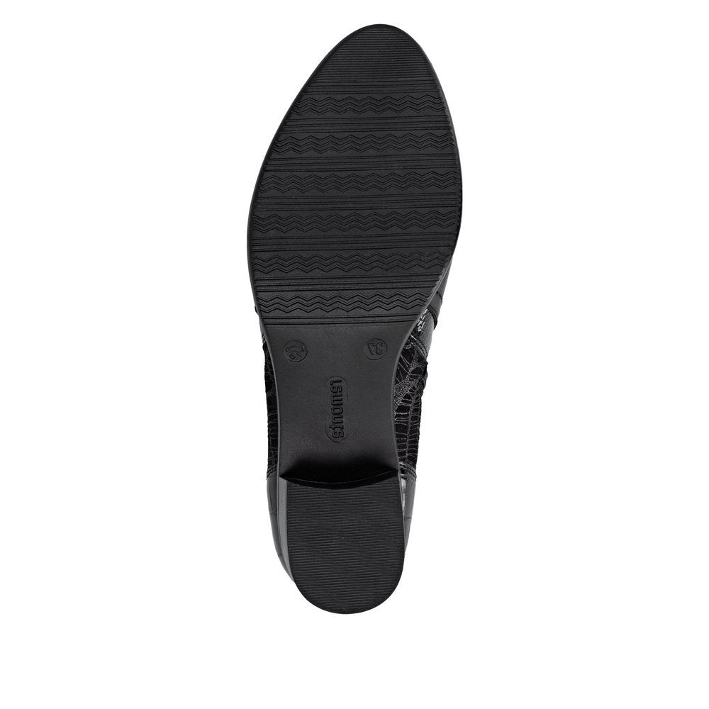 Remonte R5172 Women's Dress Boot in Black