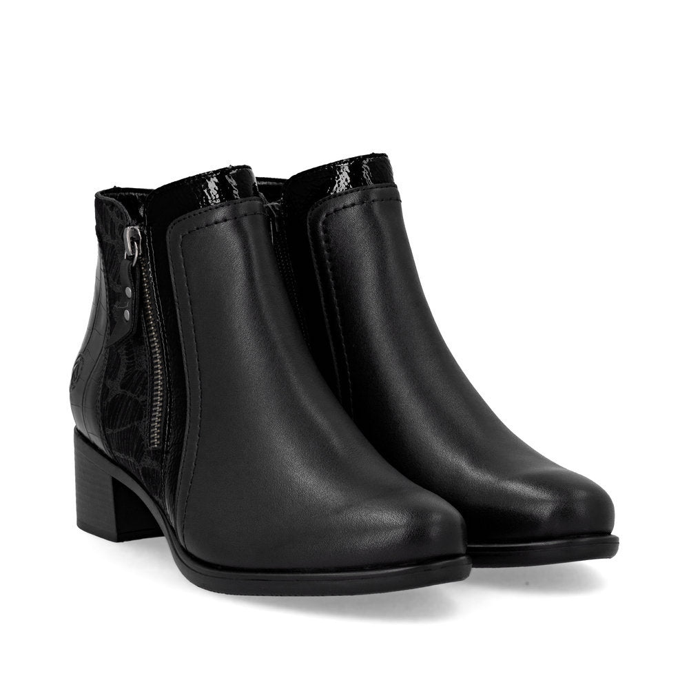 Remonte R5172 Women's Dress Boot in Black
