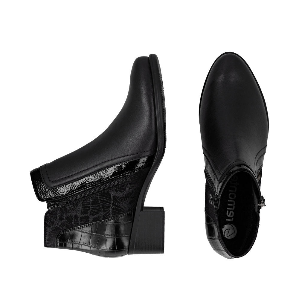 Remonte R5172 Women's Dress Boot in Black