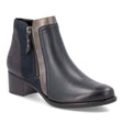 Remonte R5172 Women's Dress Boot, Leather outer boots, water resistant block heel with side zipper for easy on and off. Style #R5172‑14