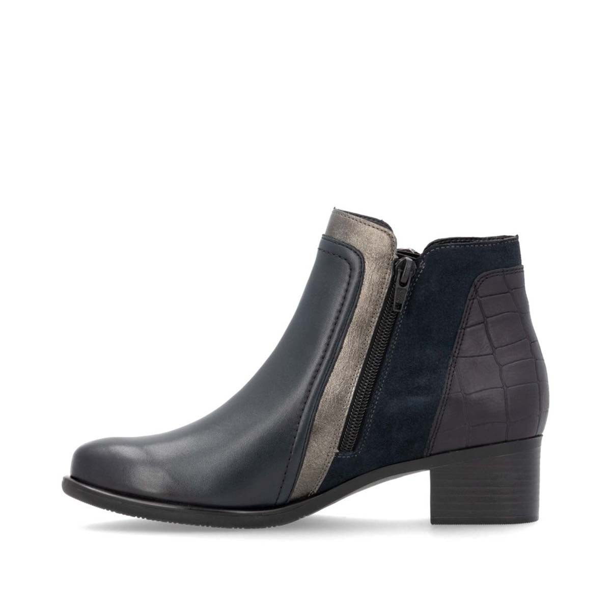 Remonte R5172 Women's Dress Boot in Blue