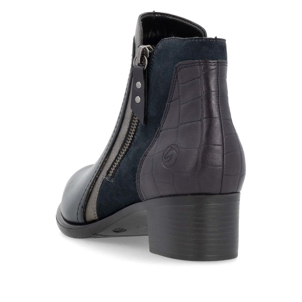 Remonte R5172 Women's Dress Boot in Blue