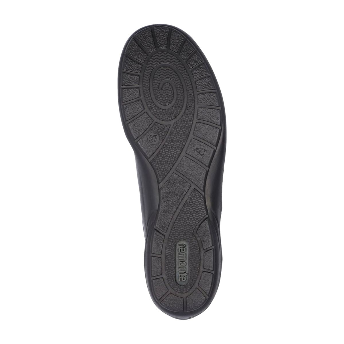 Remonte R7600 Women's Slip On Shoe in Black Patent