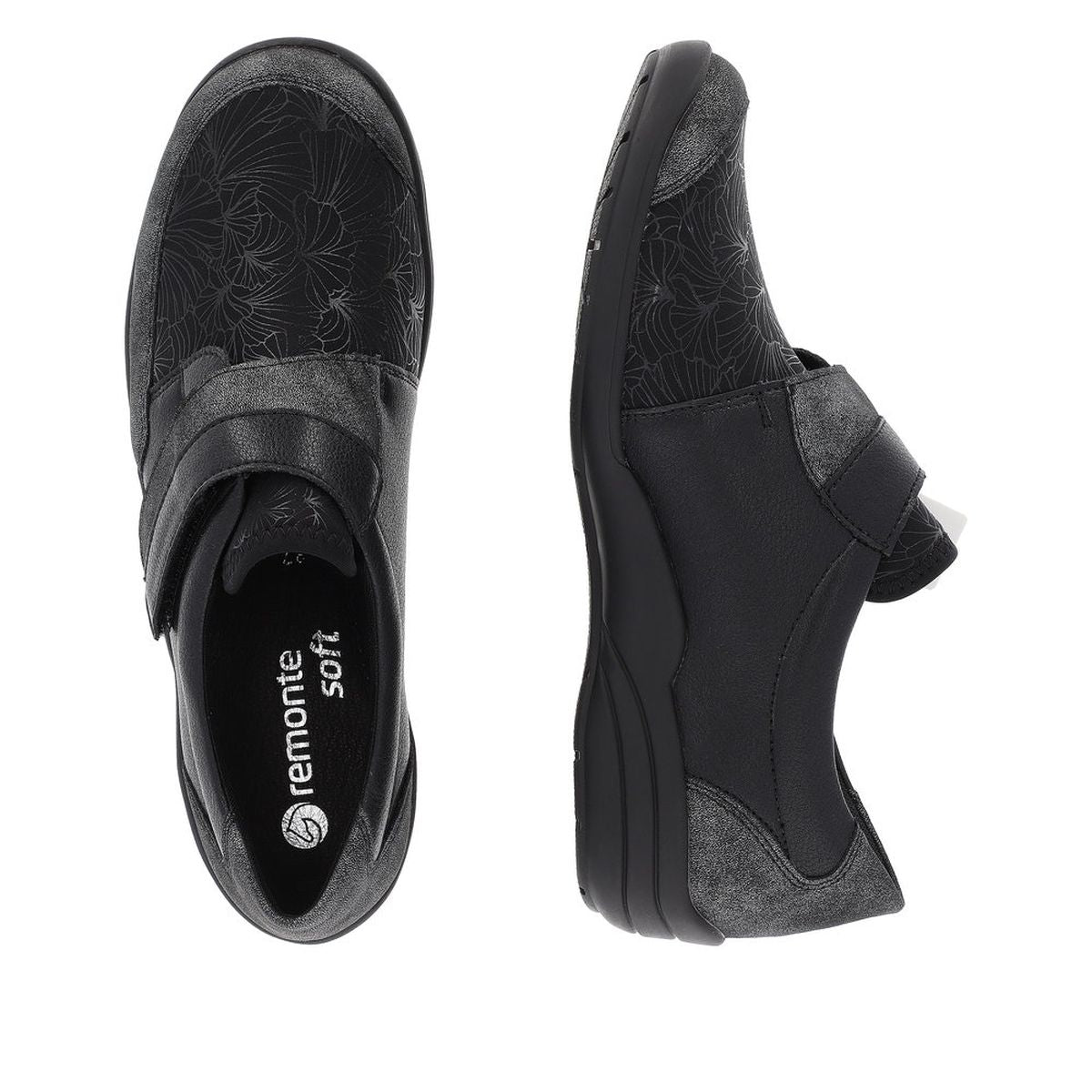 Remonte R7600 Women's Slip On Shoe in Black