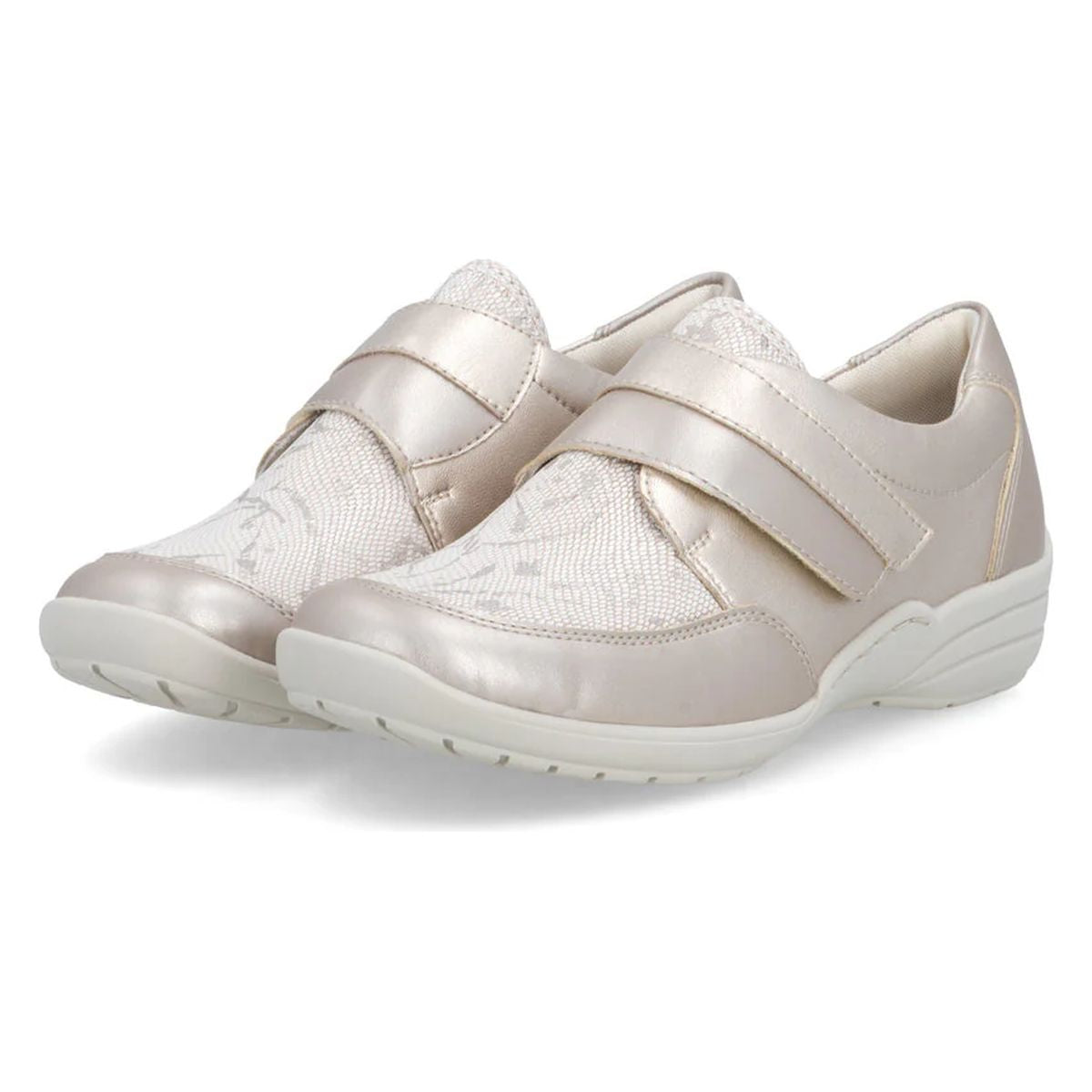 Remonte R7600 Women's Slip On Shoe in Metallic