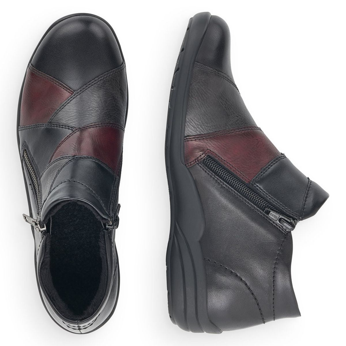 D7674 Side Zip Shoe