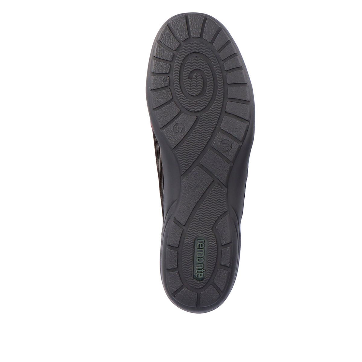Remonte D7679 Women's Lace Zip Shoe in Vino