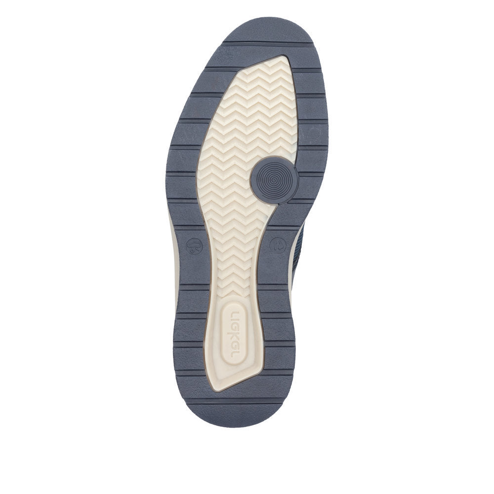 Rieker 14750 Men's Lace Up Shoe in Navy