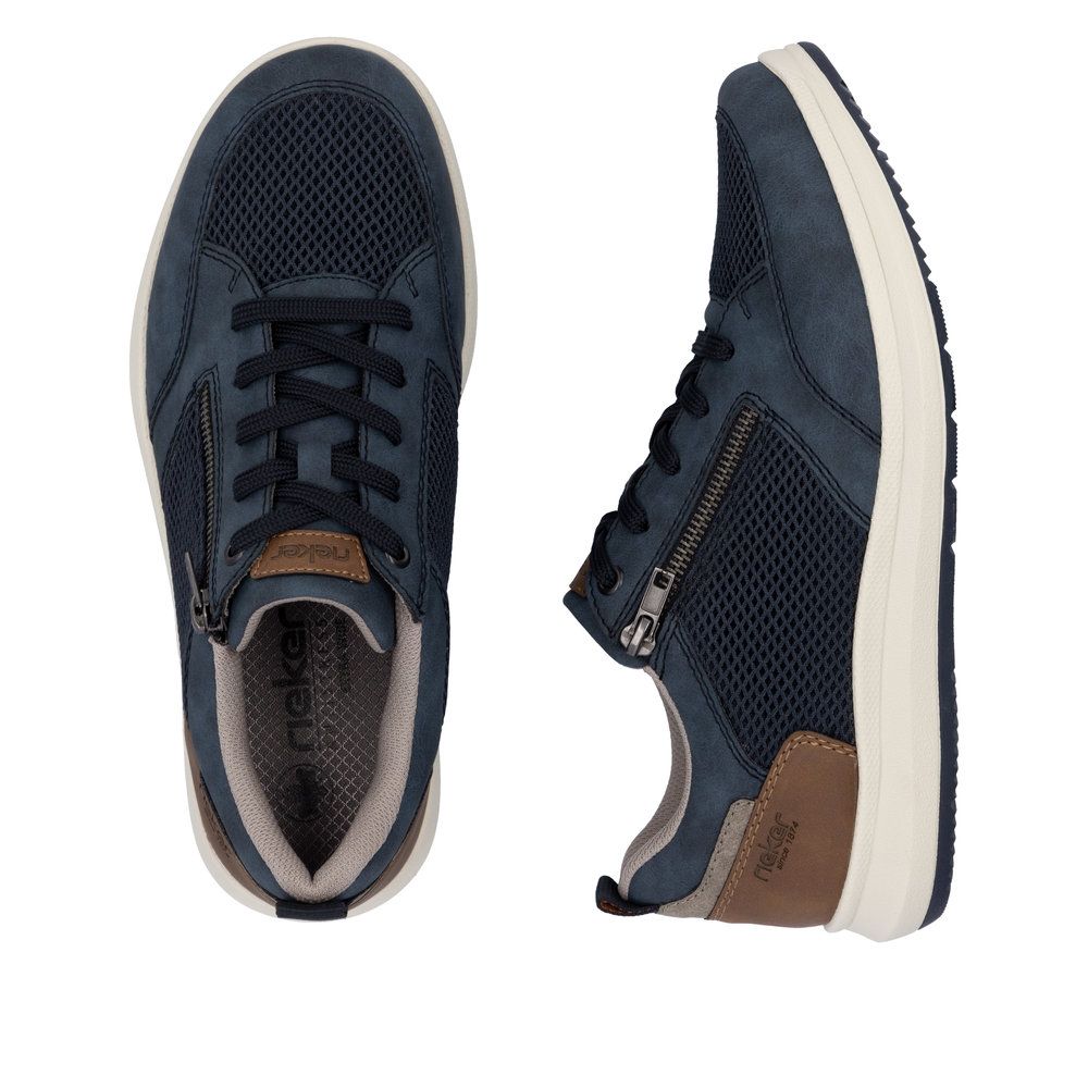 Rieker 16901 Men's Wide Shoes in Blue