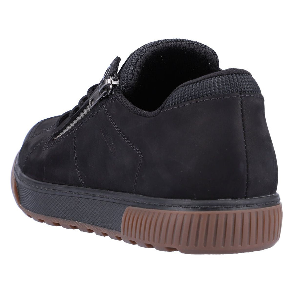 Rieker 18910 Men's Zip Shoe in Black