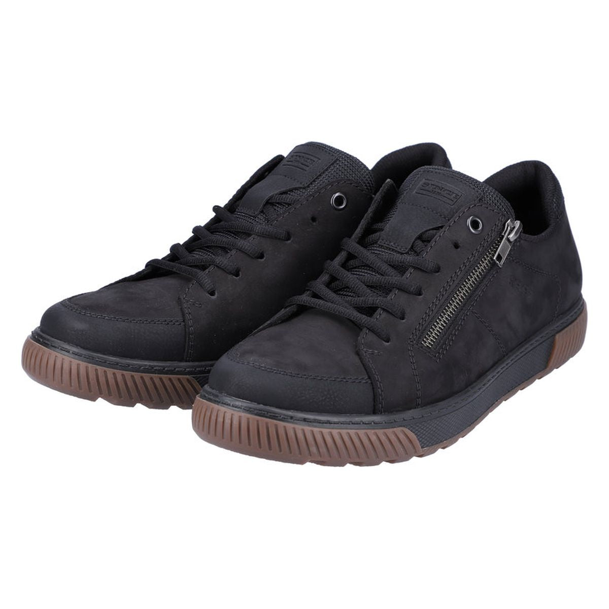 Rieker 18910 Men's Zip Shoe in Black