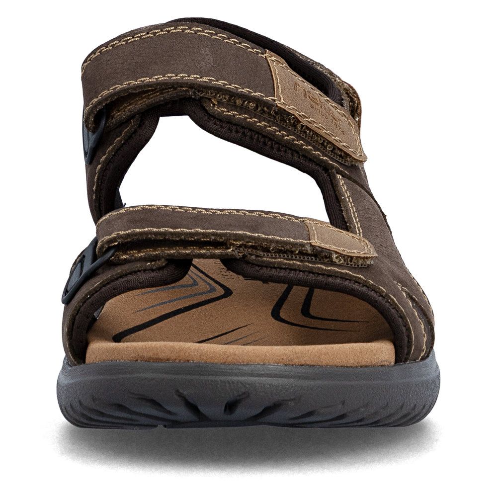 Rieker 26450 Men's Real Leather Sandals in Brown