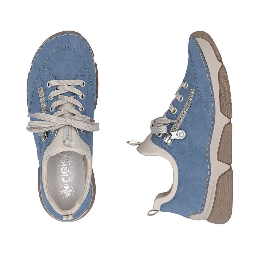 Rieker 45973 Women's Slip On Shoes in Indigo