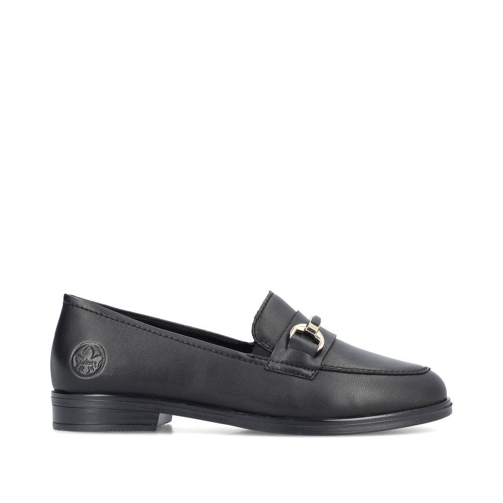 Rieker 46262 Women's Lugano Loafer in Black