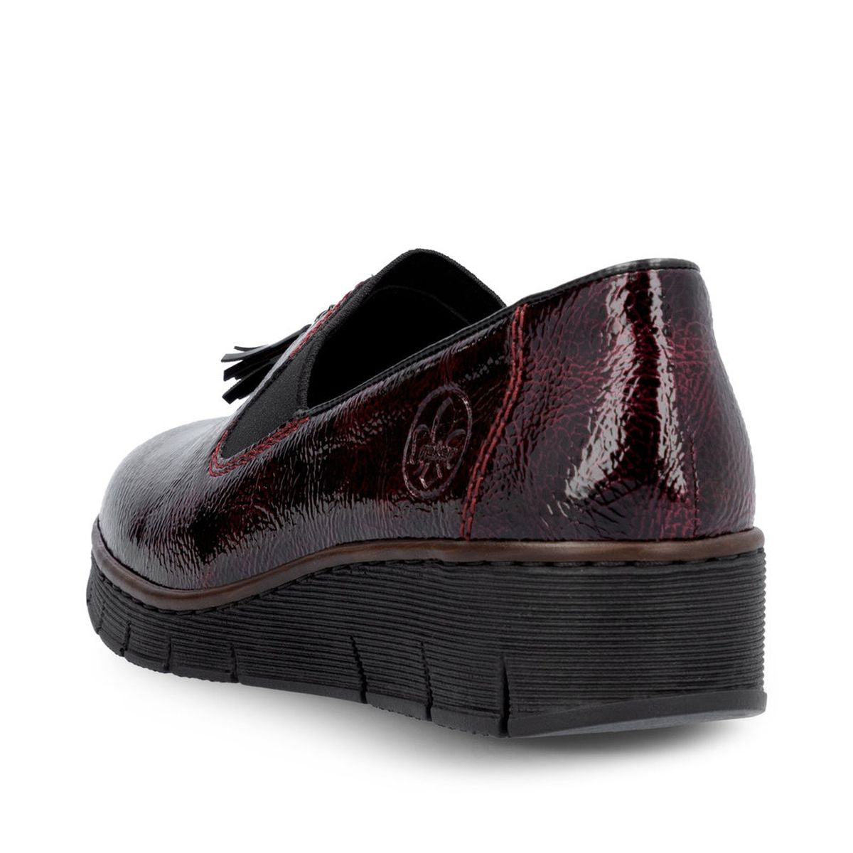 Rieker 53751 Women's Penny Loafer in Red