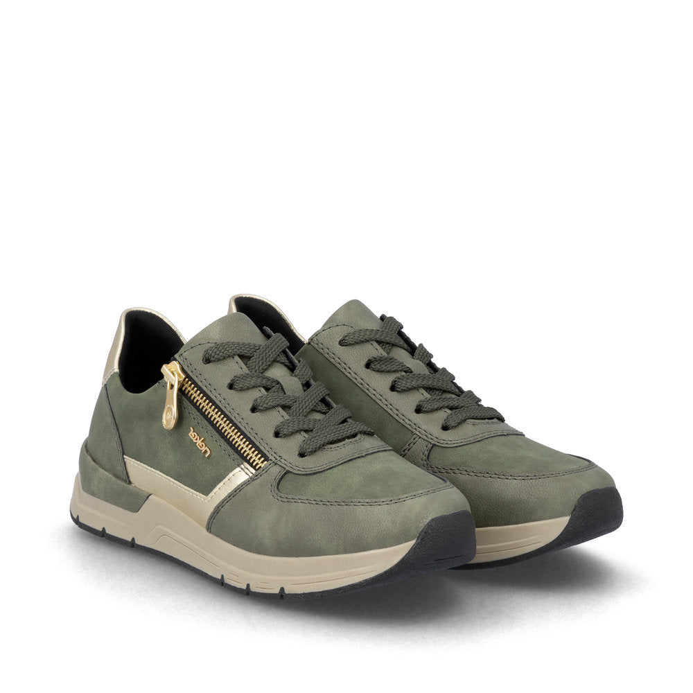Rieker 58902 Women's Sneaker in Olive