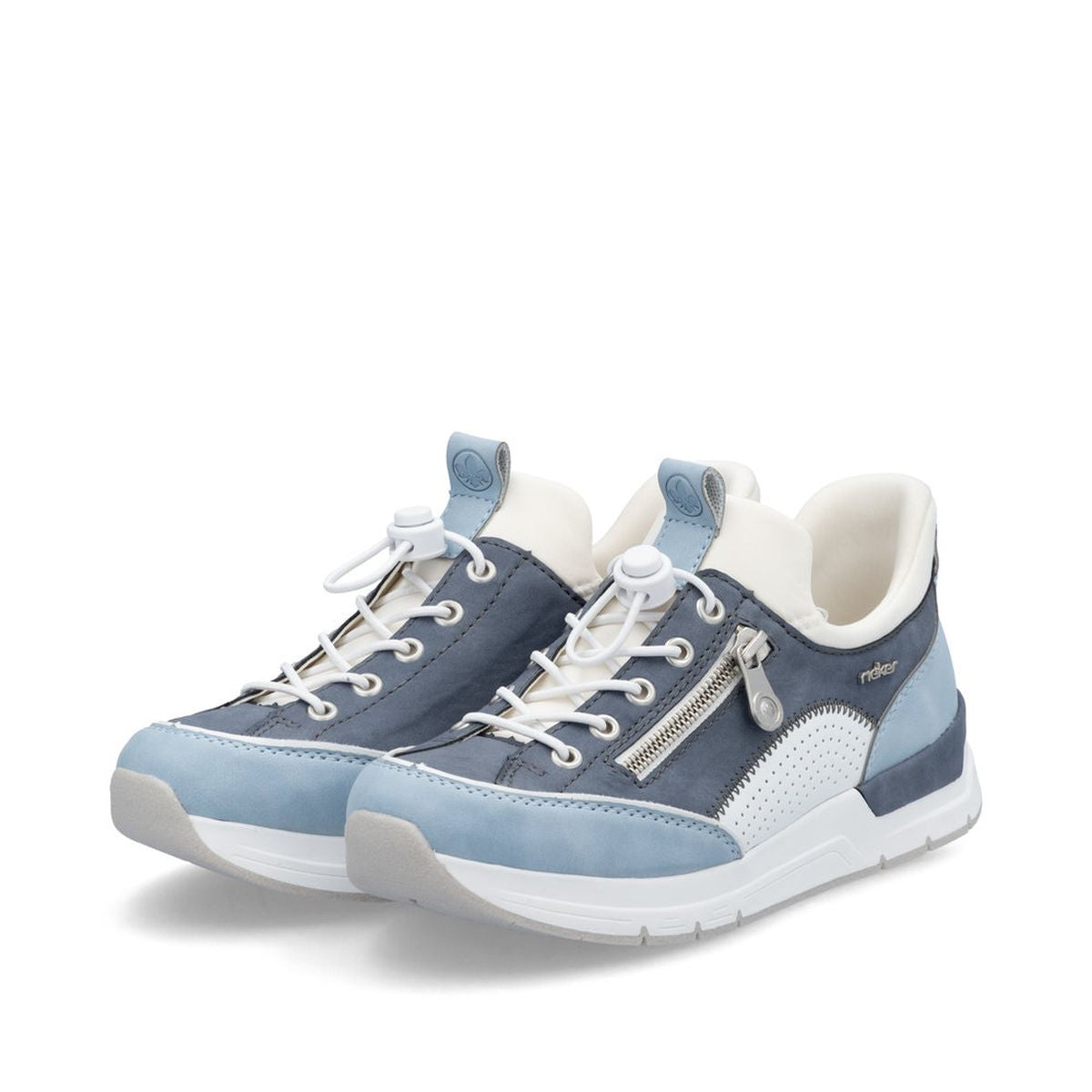 Rieker 58962-10 Dollaro Sneaker in Light Blue
