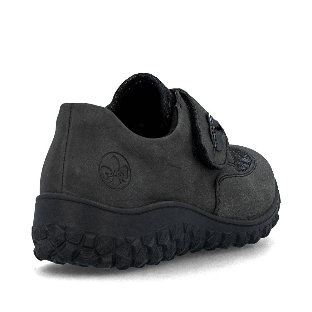 Rieker 59552 Women's Strap Shoe in Grey