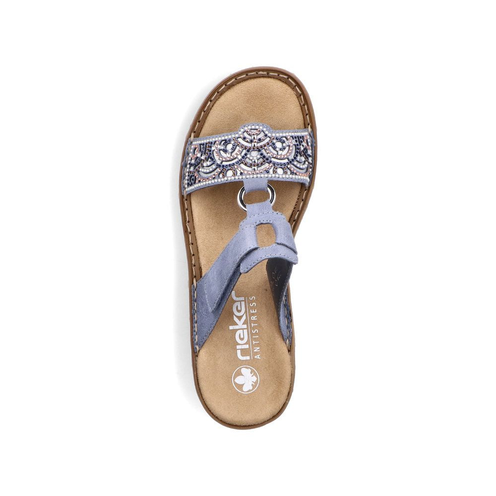 Rieker 608K2 Women's Sandals in Blue