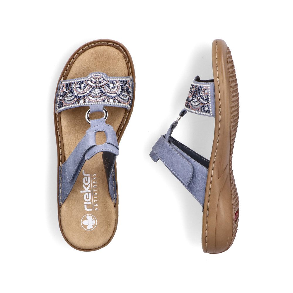 Rieker 608K2 Women's Sandals in Blue