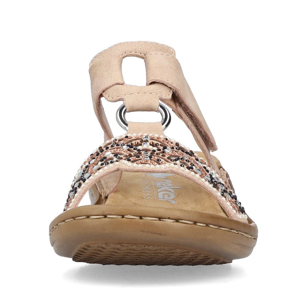 Rieker 608K2 Women's Sandals in Pink