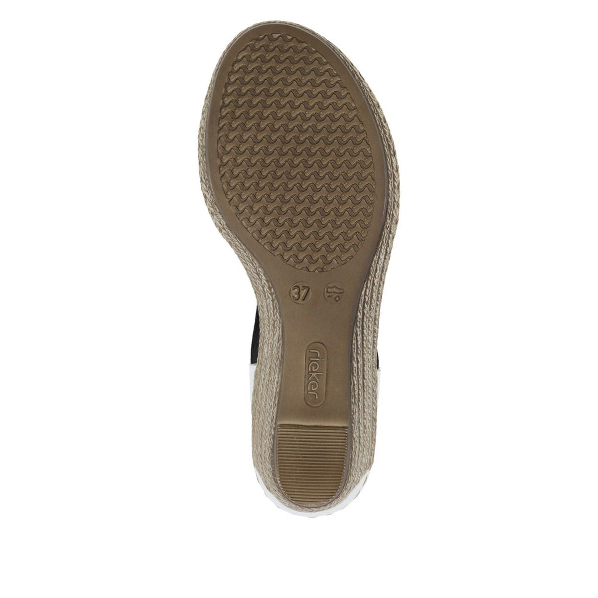 Rieker 624H6-24 Multi-Colour Wedge Sandals