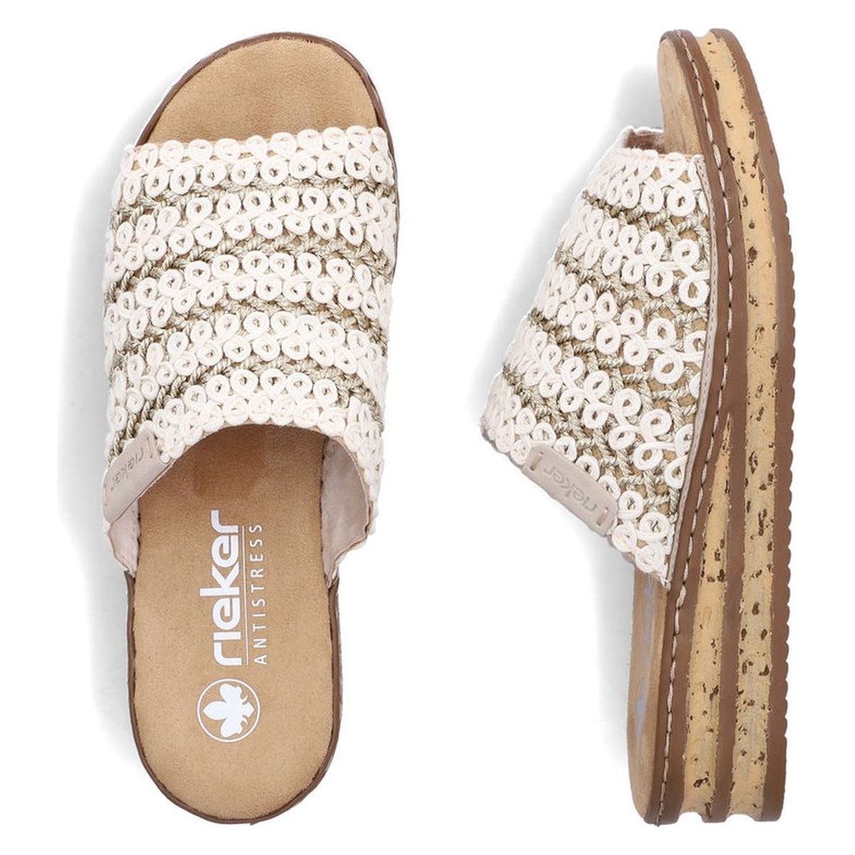 Rieker 629X8 Women's Sandals in Beige