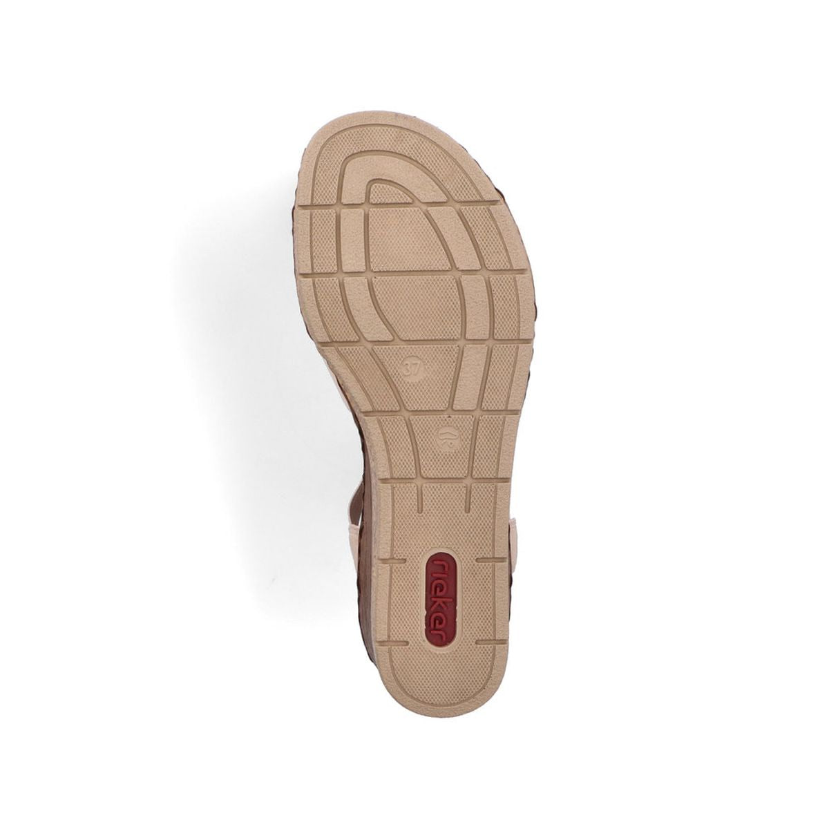 Rieker 63778 Morelia Altrosa Wedge Sandal