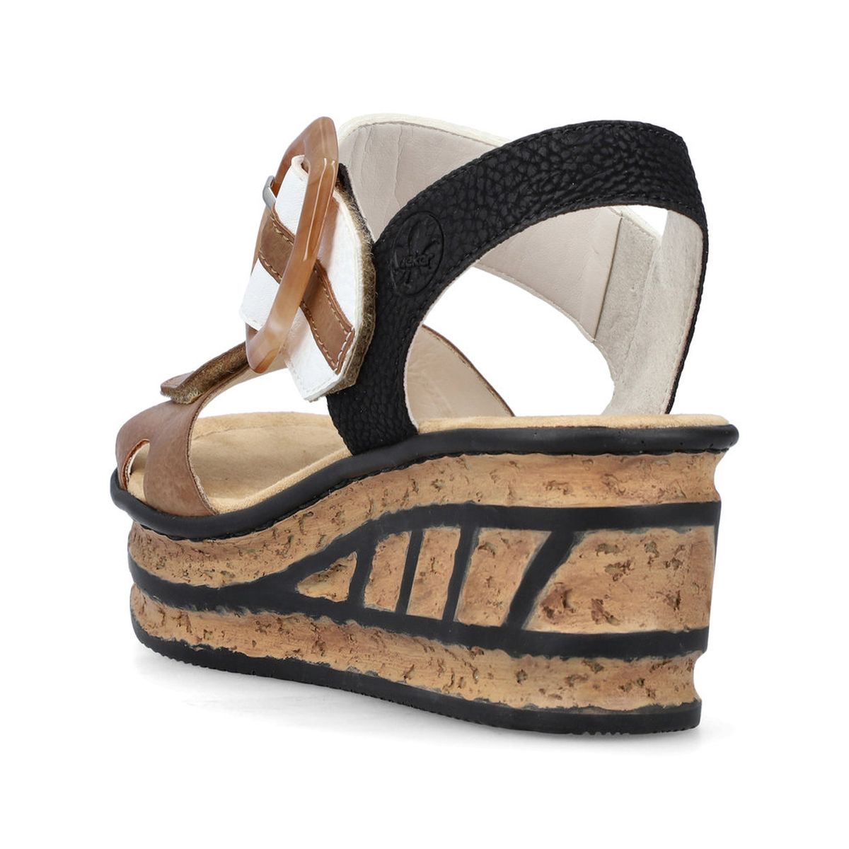 68176 2-Strap Wedge Sandal
