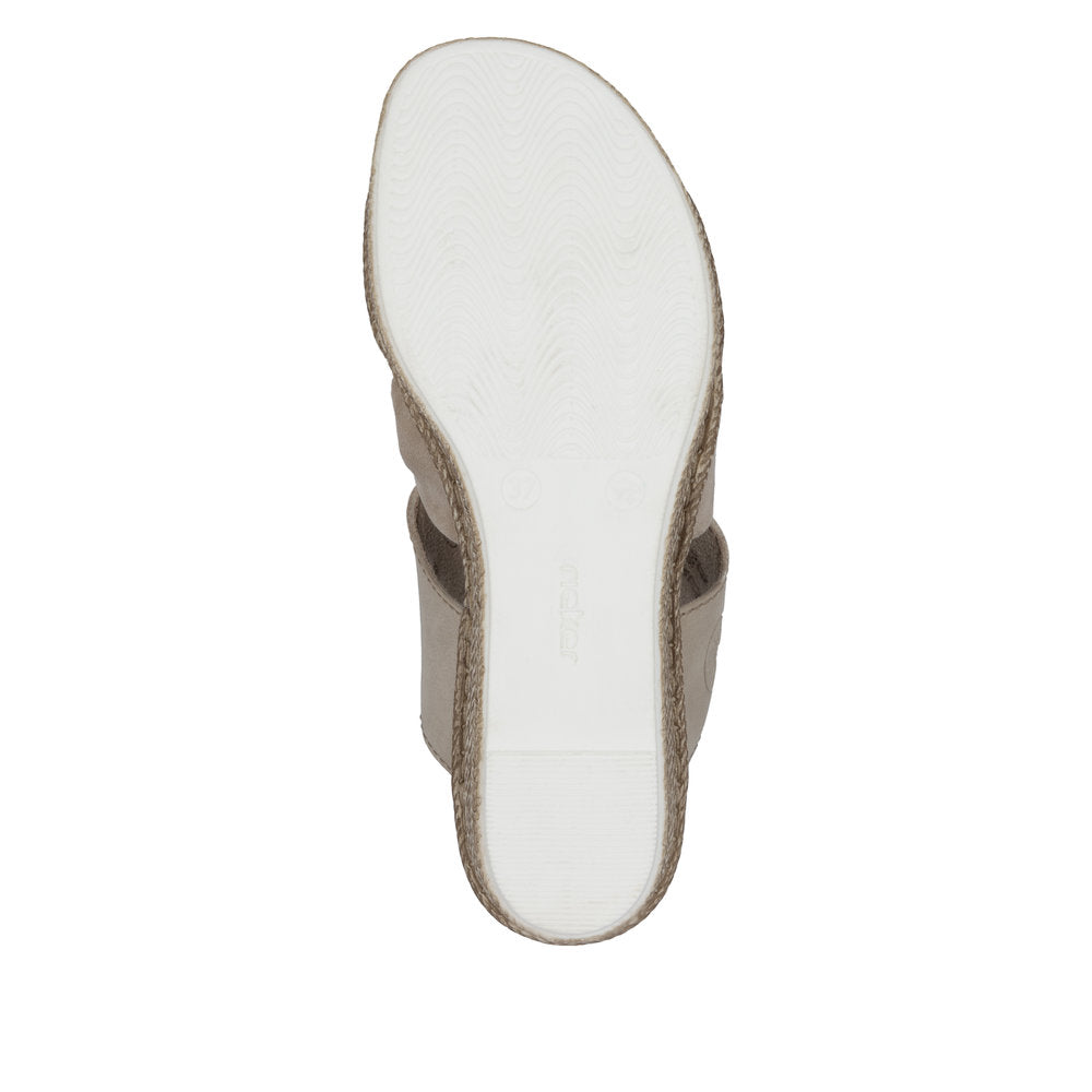 Rieker 68789 Women's Sandals in Beige