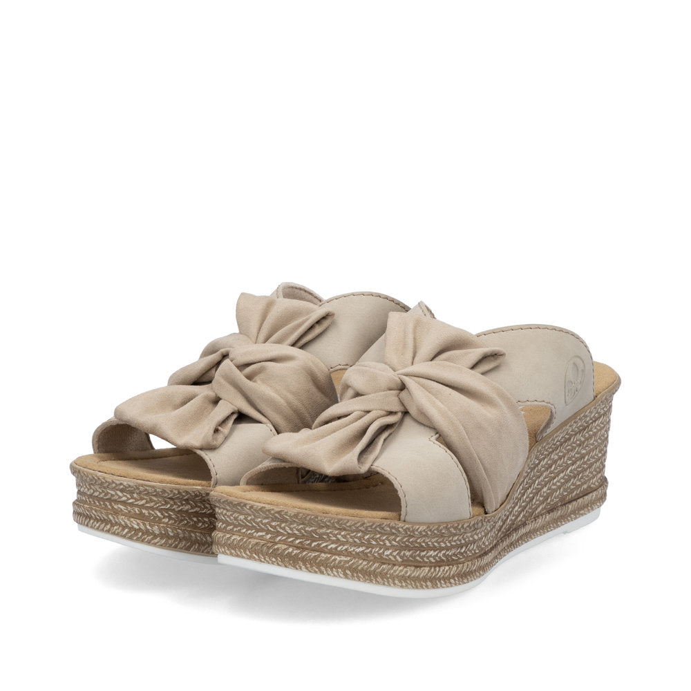 Rieker 68789 Women's Sandals in Beige