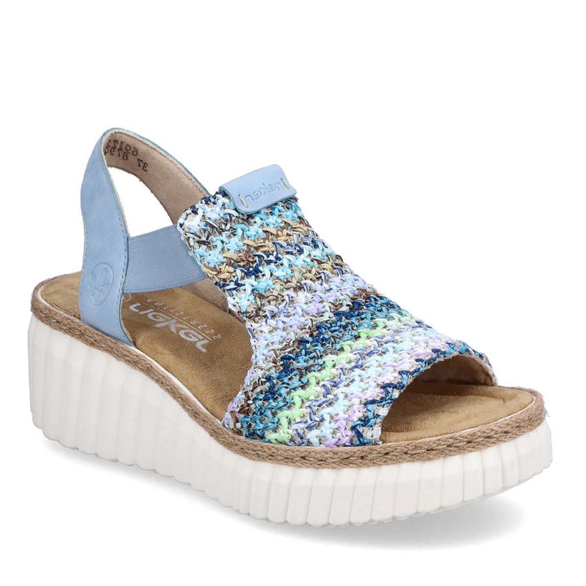 69172 Mesh Wedge Sandals
