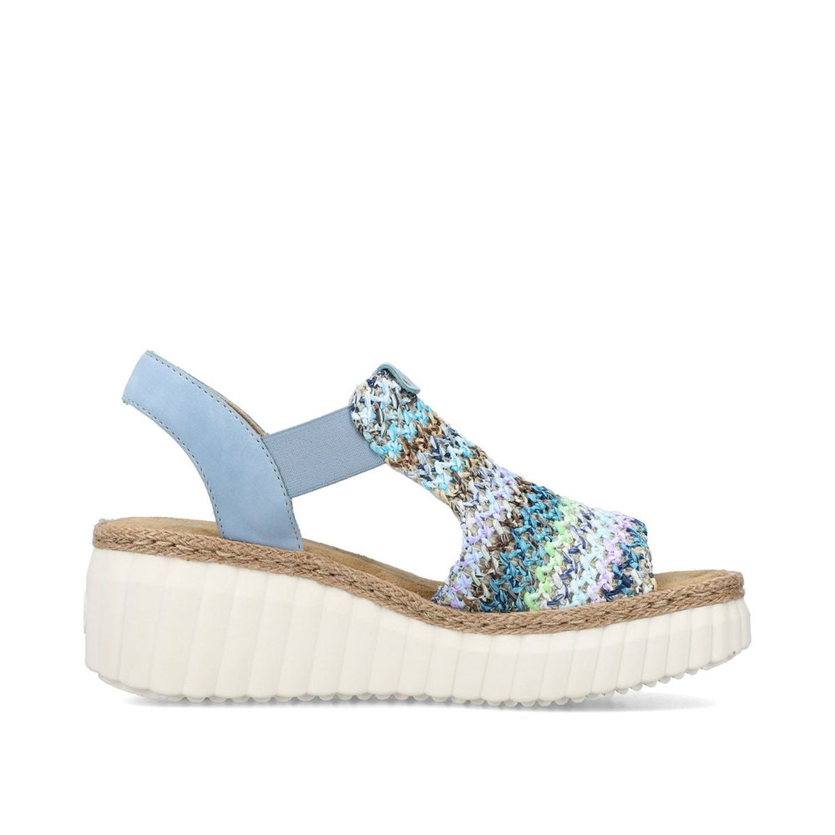 69172 Mesh Wedge Sandals
